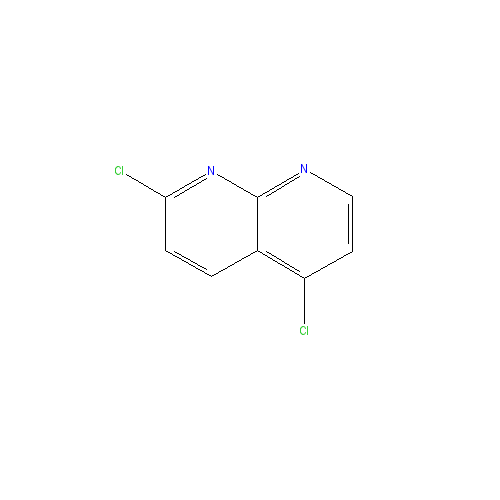 Chemical structure of 2,5-Dichloro-1,8-naphthyridine