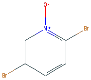 Chemical structure of 2,5-Dibromopyridine 1-oxide