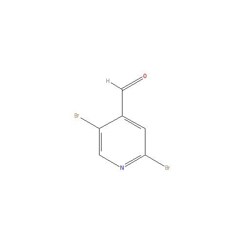 Chemical structure of 2,5-Dibromoisonicotinaldehyde