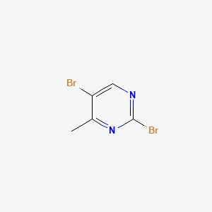 Chemical structure of 2,5-Dibromo-4-methylpyrimidine