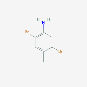 Chemical structure of 2,5-Dibromo-4-methylaniline