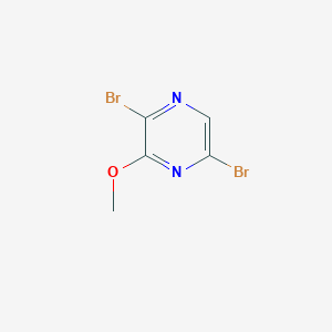 Chemical structure of 2,5-Dibromo-3-methoxypyrazine