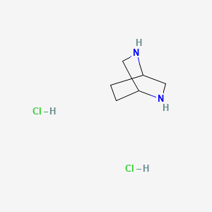 Chemical structure of 2,5-Diazabicyclo[2.2.2]octane Dihydrochloride