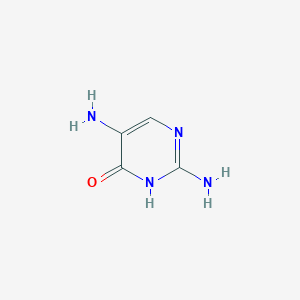 Chemical structure of 2,5-Diaminopyrimidin-4(3H)-one