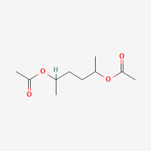 Chemical structure of 2,5-Diacetoxyhexane