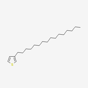 Chemical structure of 2,5-Bis(2-ethylhexyl)thiophene