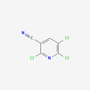 Chemical structure of 2,5,6-Trichloronicotinonitrile