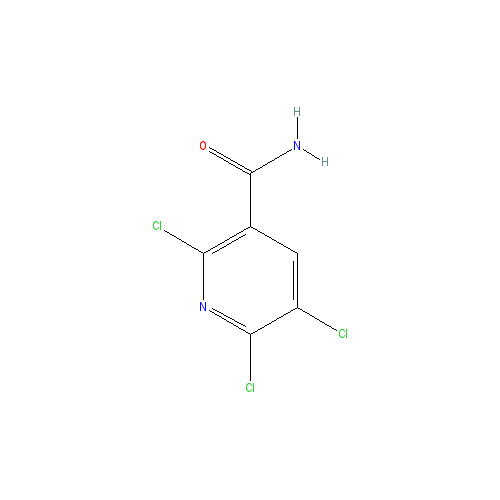 Chemical structure of 2,5,6-Trichloronicotinamide