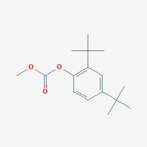Chemical structure of 2,4-Di-tert-butylphenyl methyl carbonate
