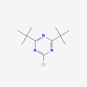 Chemical structure of 2,4-Di-tert-butyl-6-chloro-1,3,5-triazine