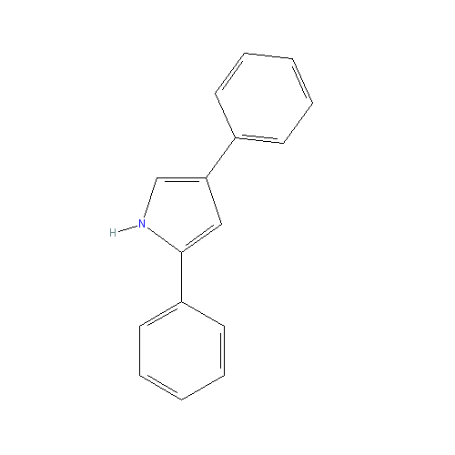 Chemical structure of 2,4-Diphenylpyrrole