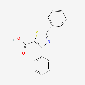 Chemical structure of Diphenyl-1,3-thiazole-5-carboxylic acid