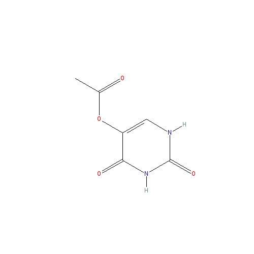 Chemical structure of (2,4-dioxo-1H-pyrimidin-5-yl) acetate