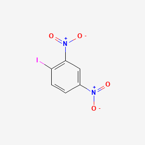 Chemical structure of 2,4-Dinitroiodobenzene