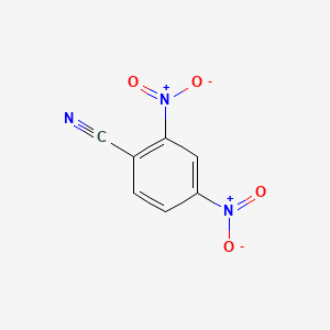 Chemical structure of 2,4-Dinitrobenzonitrile