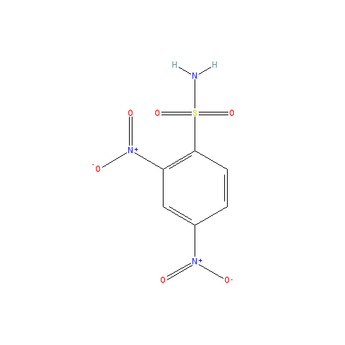 Chemical structure of 2,4-Dinitrobenzenesulfonamide
