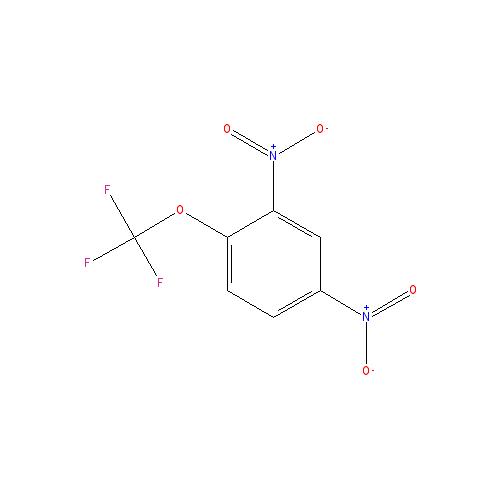 Chemical structure of 2,4-Dinitro(trifluoromethoxy)benzene