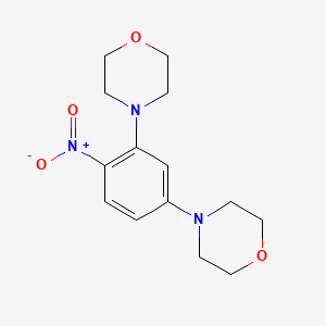 Chemical structure of 2,4-Dimorpholinonitrobenzene