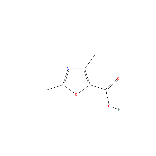 Chemical structure of 2,4-Dimethyloxazole-5-carboxylic acid