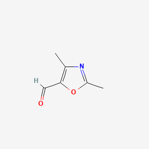 Chemical structure of 2,4-Dimethyloxazole-5-carboxaldehyde