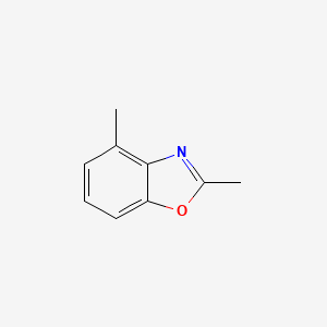 Chemical structure of 2,4-Dimethylbenzoxazole