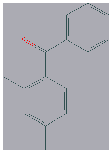 Chemical structure of 2,4-Dimethylbenzophenone