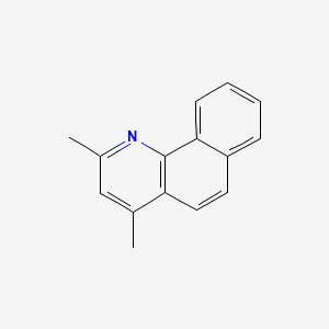 Chemical structure of 2,4-Dimethylbenzo[h]quinoline