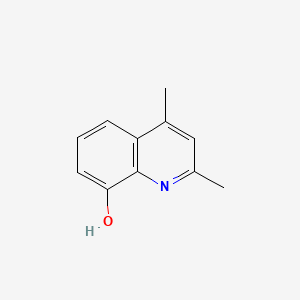 Chemical structure of 2,4-Dimethyl-8-quinolinol