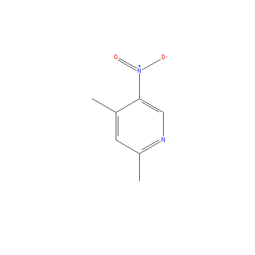 Chemical structure of 2,4-Dimethyl-5-nitropyridine
