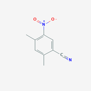 Chemical structure of 2,4-Dimethyl-5-nitrobenzonitrile