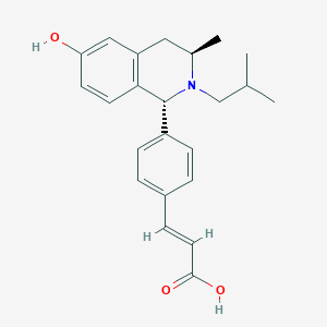 Chemical structure of 2,4-dimethyl-4'-[8-(1,4-dioxa-8-azaspiro[4.5]decyl)methyl]benzophenone