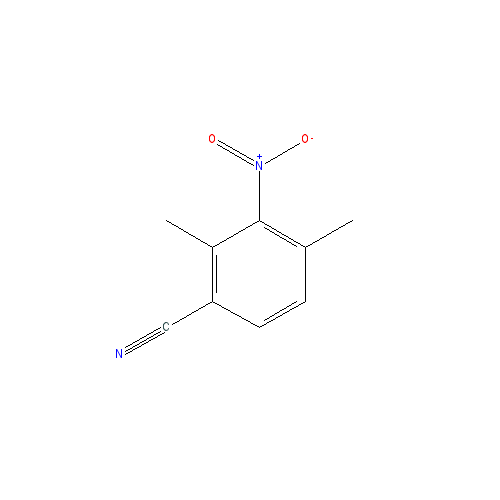 Chemical structure of 2,4-Dimethyl-3-nitrobenzonitrile