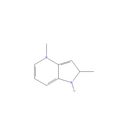Chemical structure of 2,4-Dimethyl-1H-pyrrolo[2,3-b]pyridine