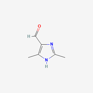 Chemical structure of 2,4-Dimethyl-1H-imidazole-5-carbaldehyde
