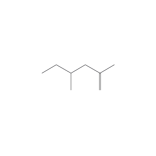 Chemical structure of 2,4-Dimethyl-1-hexene