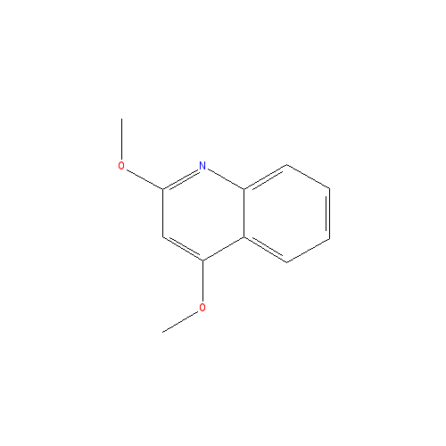 Chemical structure of 2,4-Dimethoxyquinoline