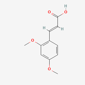Chemical structure of 2,4-Dimethoxycinnamic Acid