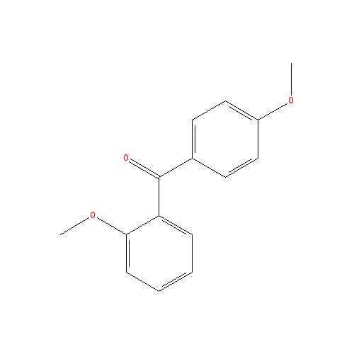 Chemical structure of 2,4'-Dimethoxybenzophenone