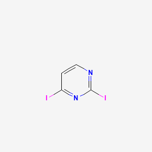 Chemical structure of 2,4-Diiodopyrimidine