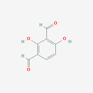 Chemical structure of 2,4-Dihydroxyisophthalaldehyde