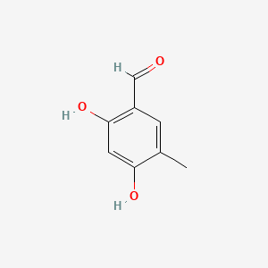 Chemical structure of 2,4-Dihydroxy-5-methylbenzaldehyde