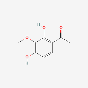 Chemical structure of 2',4'-Dihydroxy-3'-methoxyacetophenone