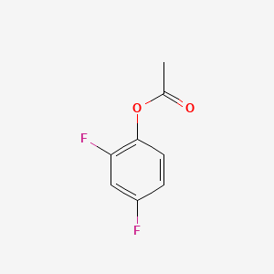 Chemical structure of 2,4-Difluorophenyl Acetate