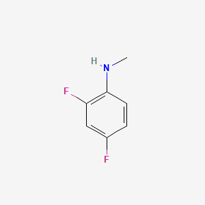 Chemical structure of 2,4-Difluoro-N-methylaniline