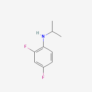 Chemical structure of 2,4-Difluoro-N-isopropylaniline