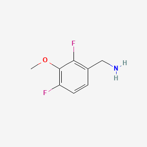 Chemical structure of 2,4-Difluoro-3-Methoxybenzylamine