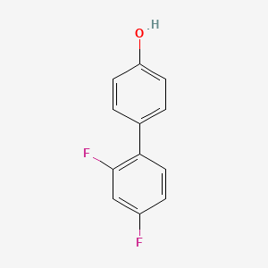 Chemical structure of 2',4'-Difluoro(1,1'-biphenyl)-4-ol