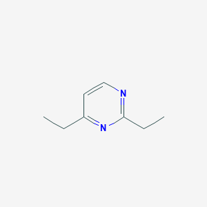 Chemical structure of 2,4-Diethylpyrimidine