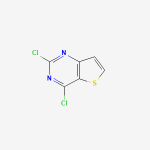 Chemical structure of 2,4-Dichlorothieno[3,2-d]pyrimidine