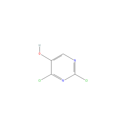 Chemical structure of 2,4-dichloropyrimidin-5-ol